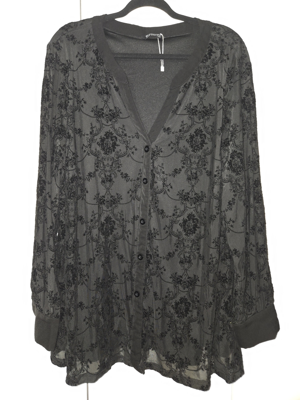 BloomChic Black Knit Top